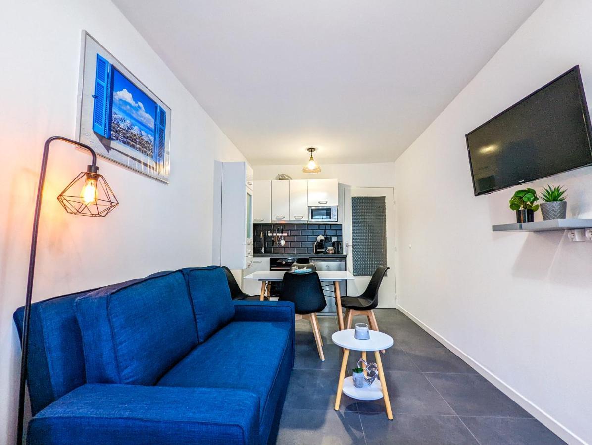 1 Min To The Beach Apartment - Kitchen - Tramway - Air Conditioner - Wifi - Promenade Des Anglais Nice Dış mekan fotoğraf